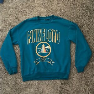 Pink Floyd Blue Crewneck Sweater with Iconic Branding